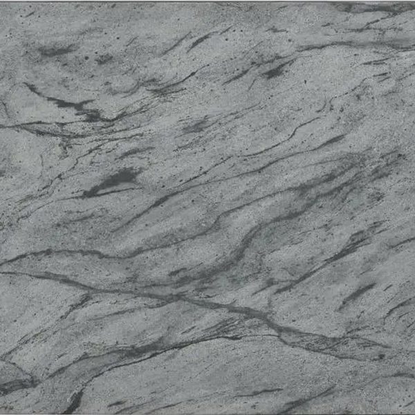 Kyo 47 Inch Coffee Table, Gray Faux Marble Top, Sandy Texturing, Black Legs By Casagear Home on Sale - Image 5