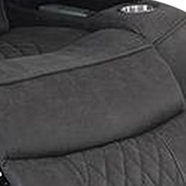 Xiu 38 Inch Power Recliner Chair, USB Port, Storage, Gray Faux Leather By Casagear Home Online Sale - Image 4