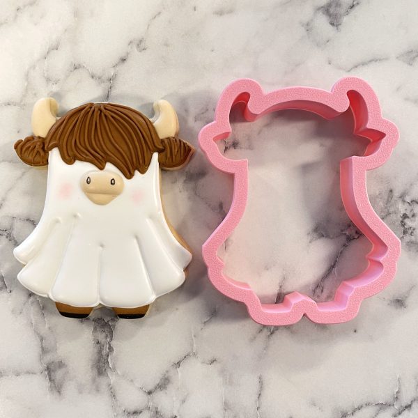 Western Ghost Highlander Cow Cookie Cutter Online Sale - Image 5